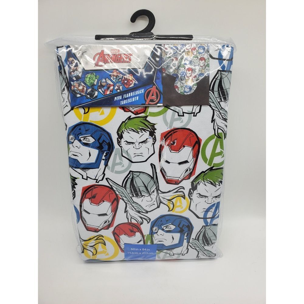 Marvel Avengers 60"×84" Flannelback Tablecloth P3